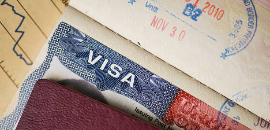 Immigration visa document
