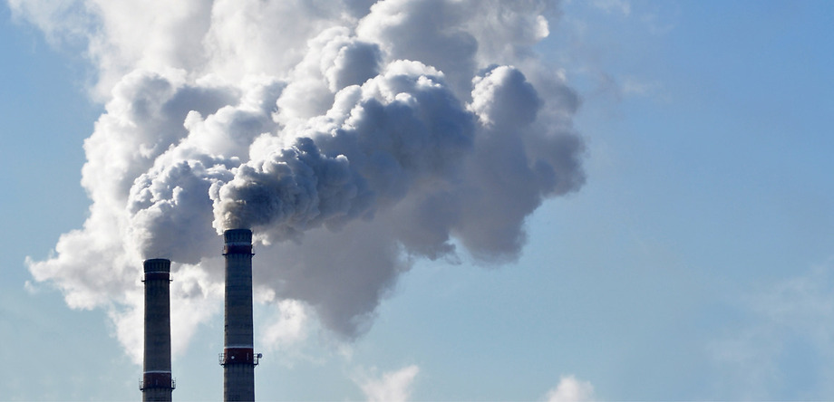 smoke from industry chimney